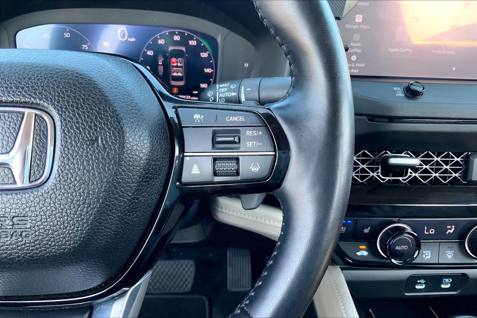 2025 Honda Accord Hybrid Touring Meteorite Gray Metallic at Beck & Masten Kia