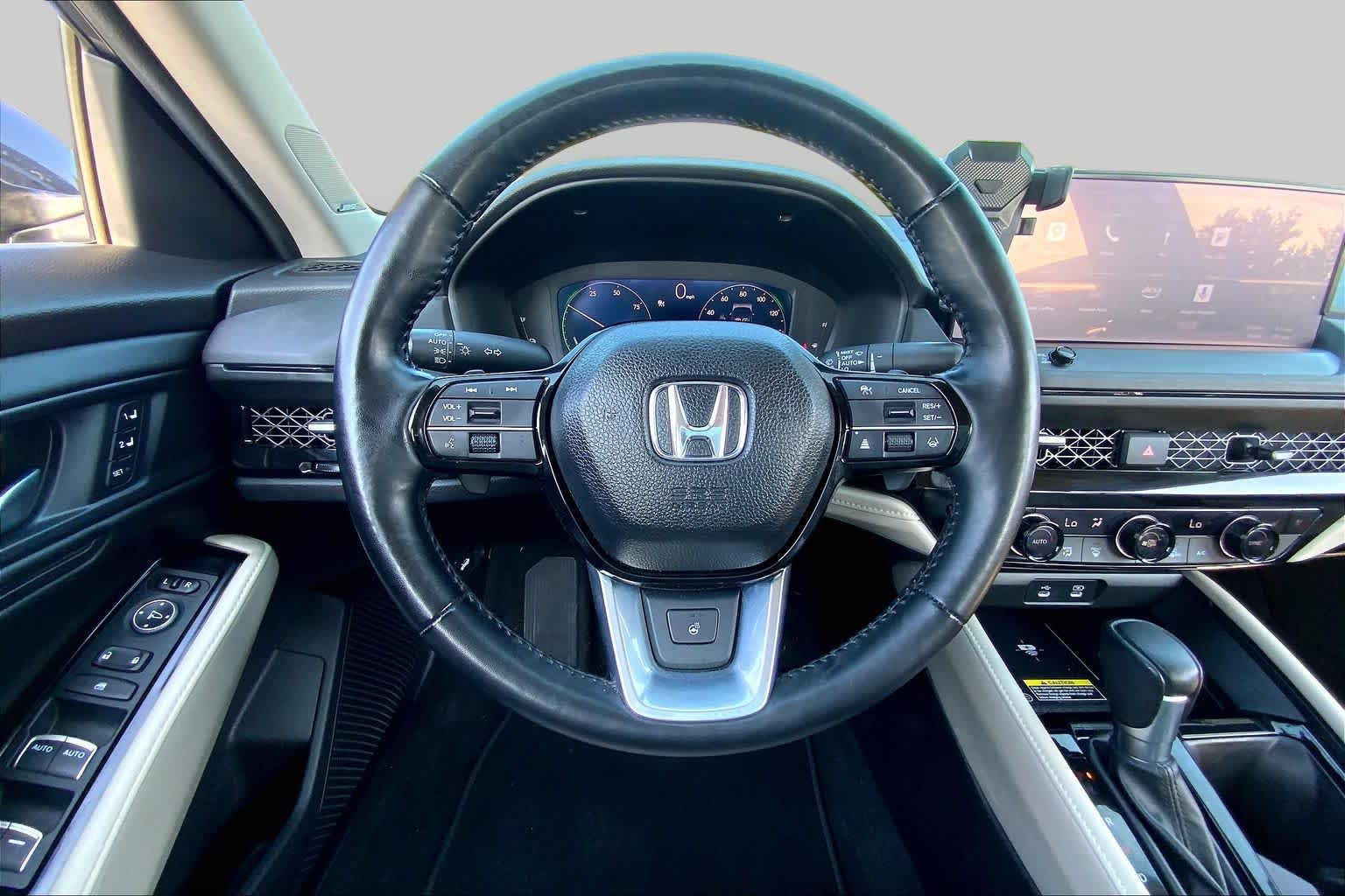 2025 Honda Accord Hybrid Touring Meteorite Gray Metallic at Beck & Masten Kia