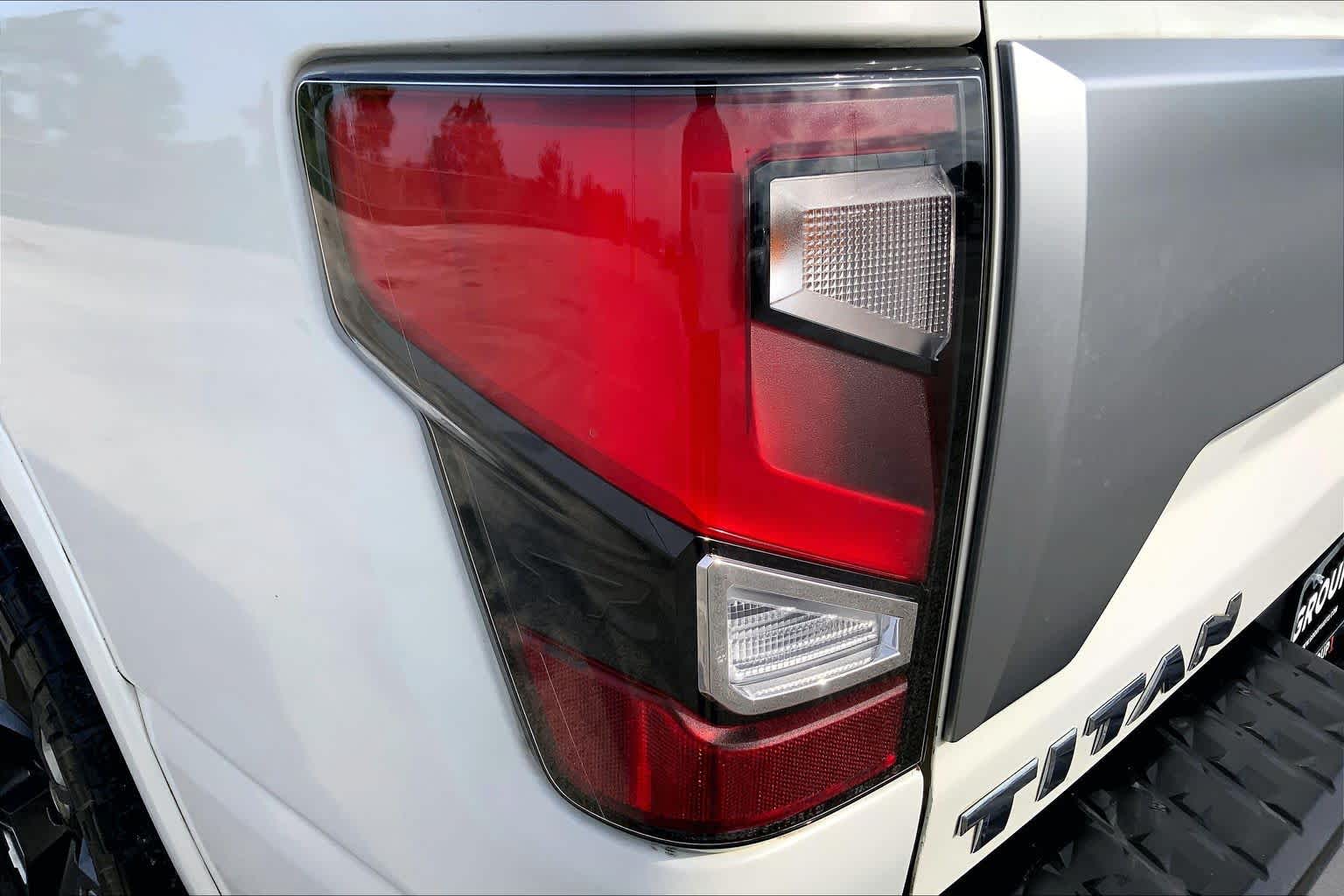 2021 Nissan Titan Platinum Reserve Pearl White at Group 1 GMC Buick South