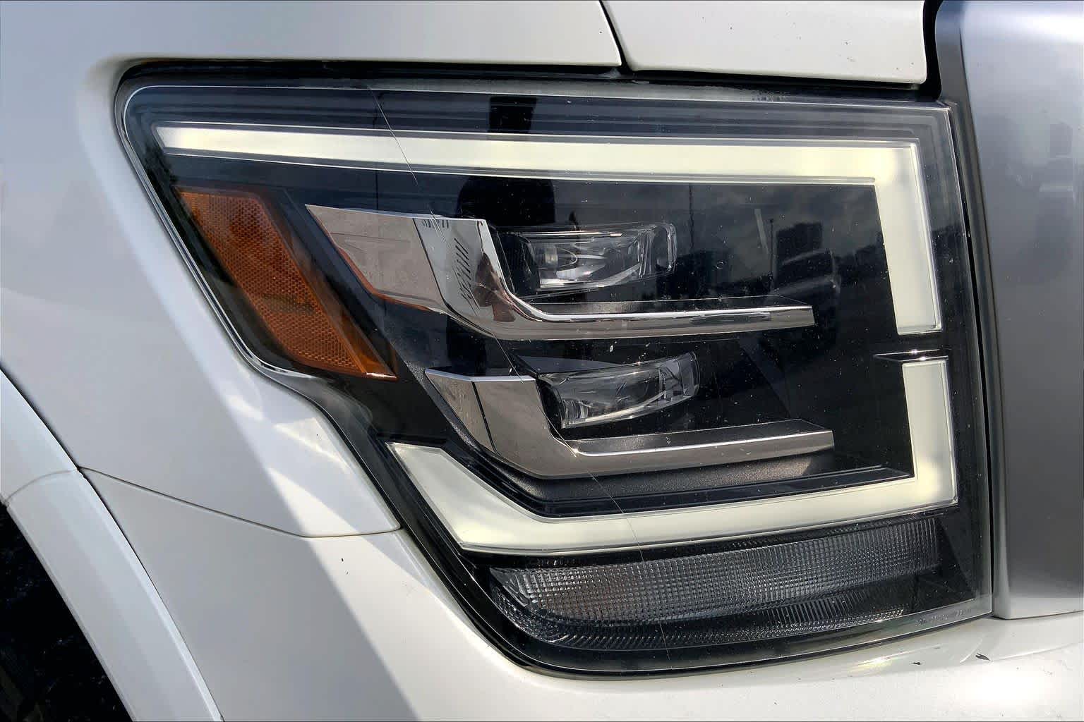 2021 Nissan Titan Platinum Reserve Pearl White at Group 1 GMC Buick South