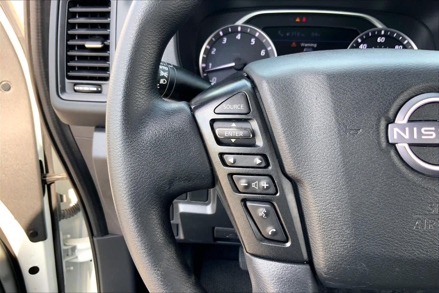 2022 Nissan Frontier S Glacier White at Team Mazda