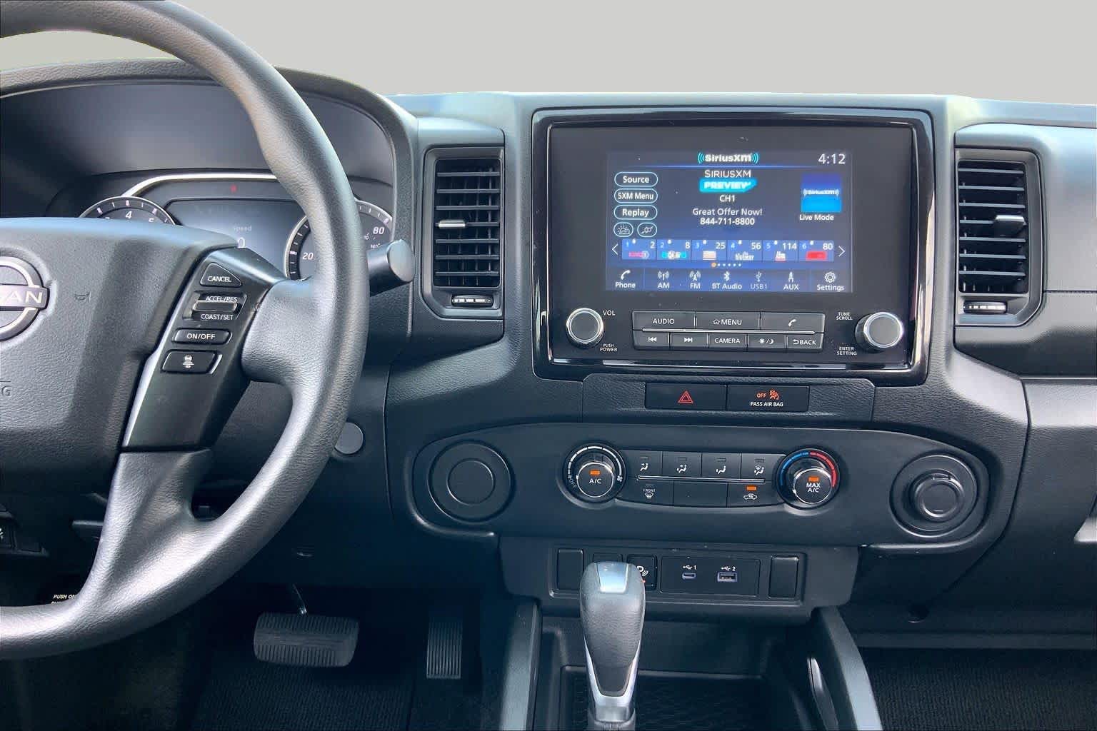 2022 Nissan Frontier S Glacier White at Team Mazda