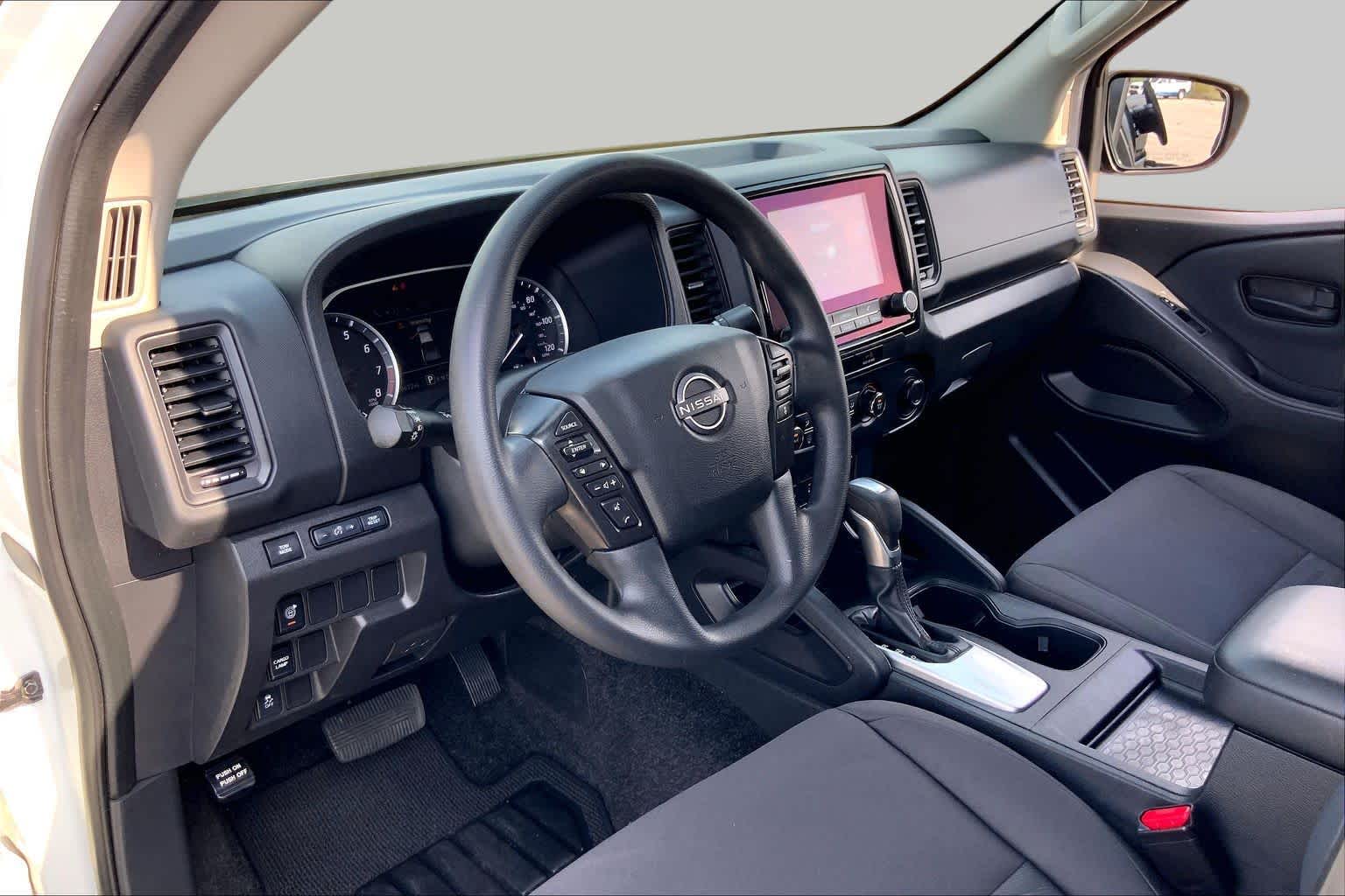 2022 Nissan Frontier S Glacier White at Team Mazda