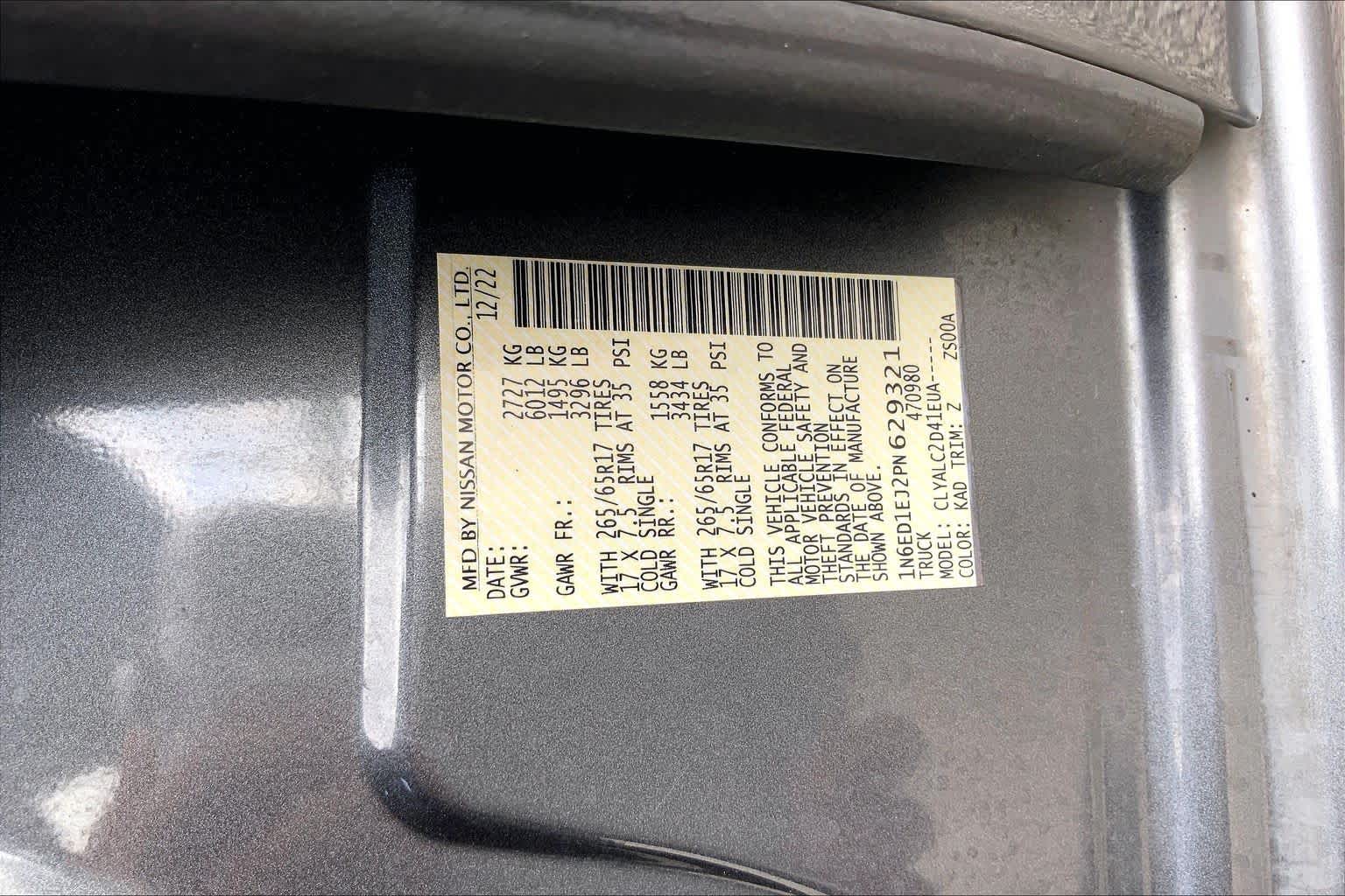 2023 Nissan Frontier SV Gun Metallic at Lone Star Chevrolet