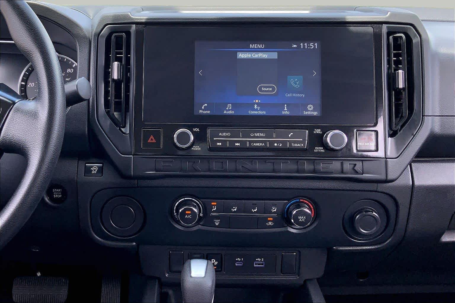 2026 Nissan Frontier S Glacier White at Sterling McCall Nissan