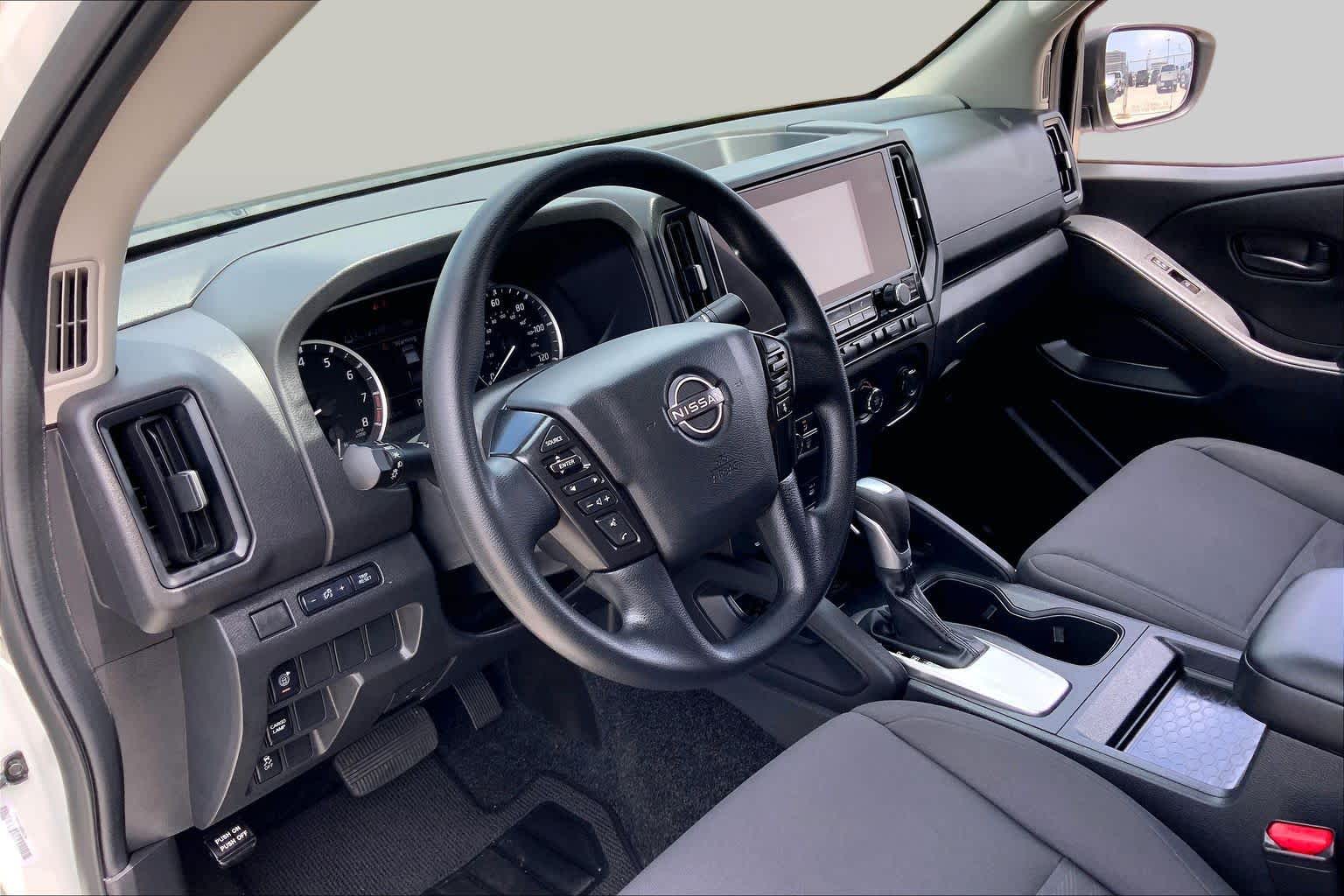 2026 Nissan Frontier S Glacier White at Sterling McCall Nissan