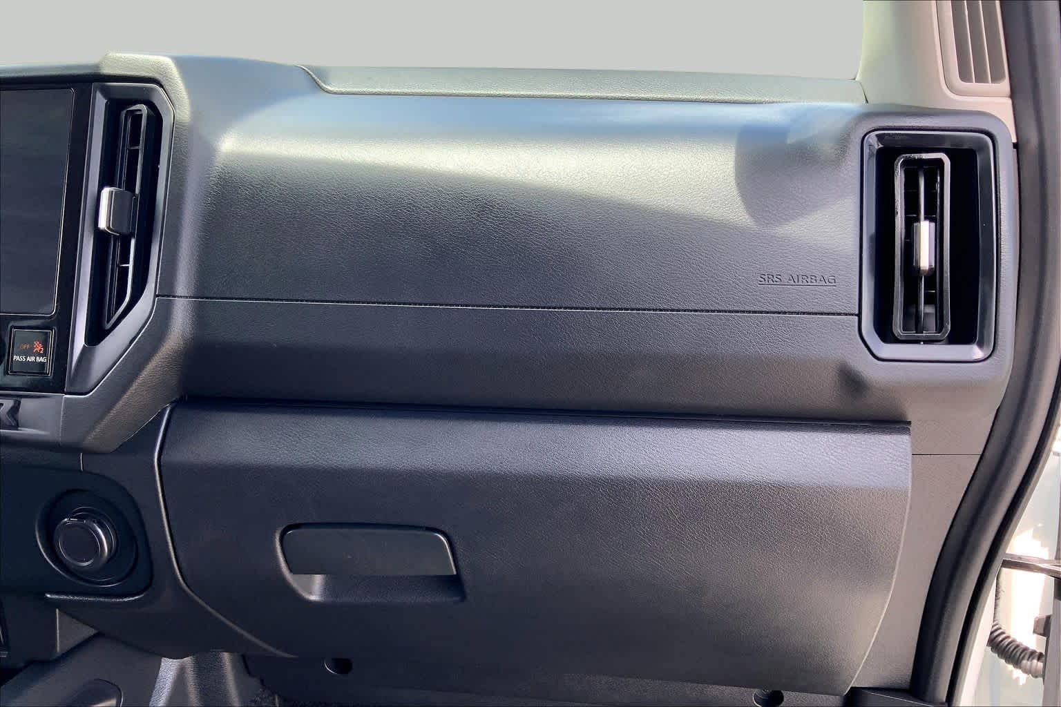 2026 Nissan Frontier S Glacier White at Sterling McCall Nissan