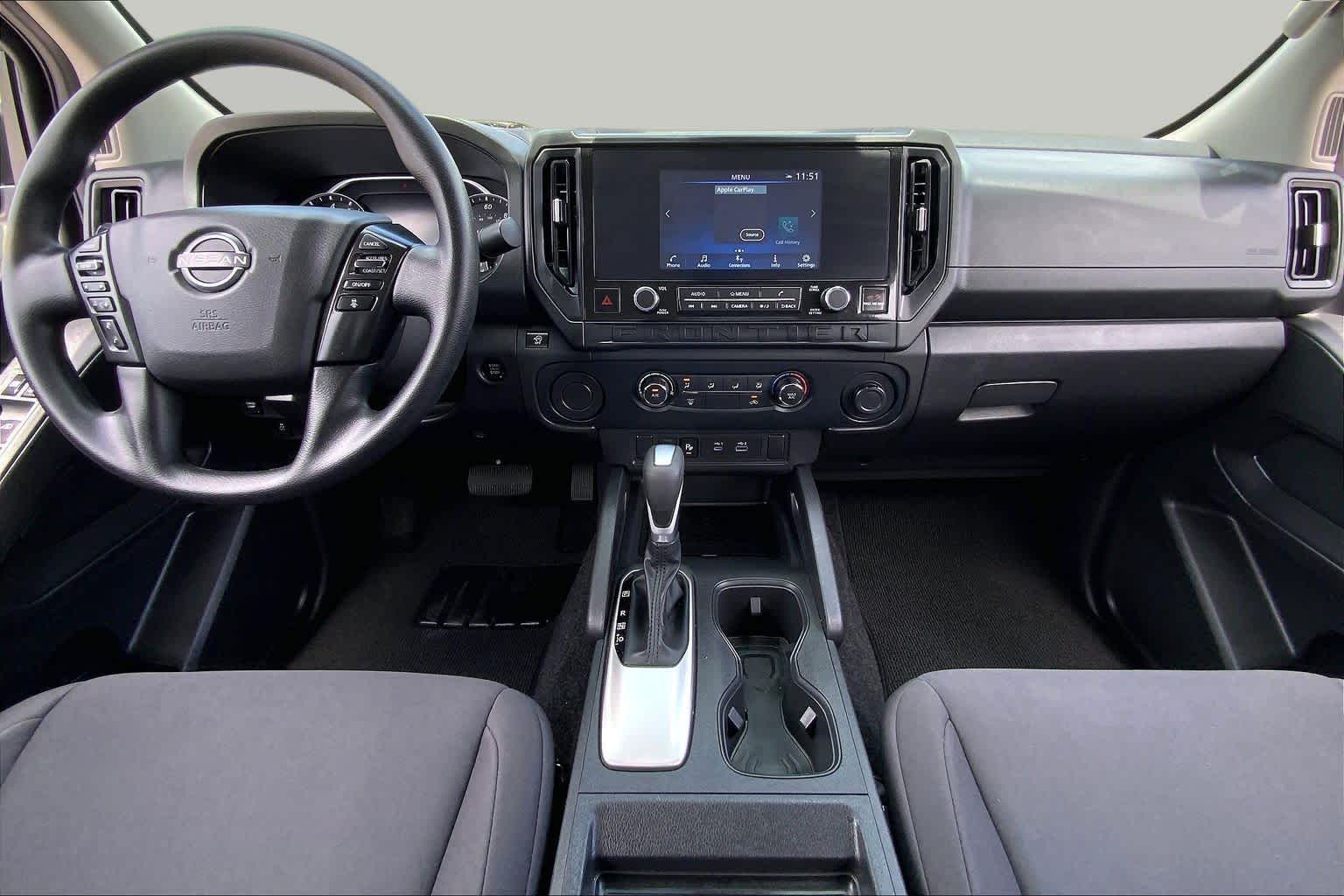 2026 Nissan Frontier S Glacier White at Sterling McCall Nissan