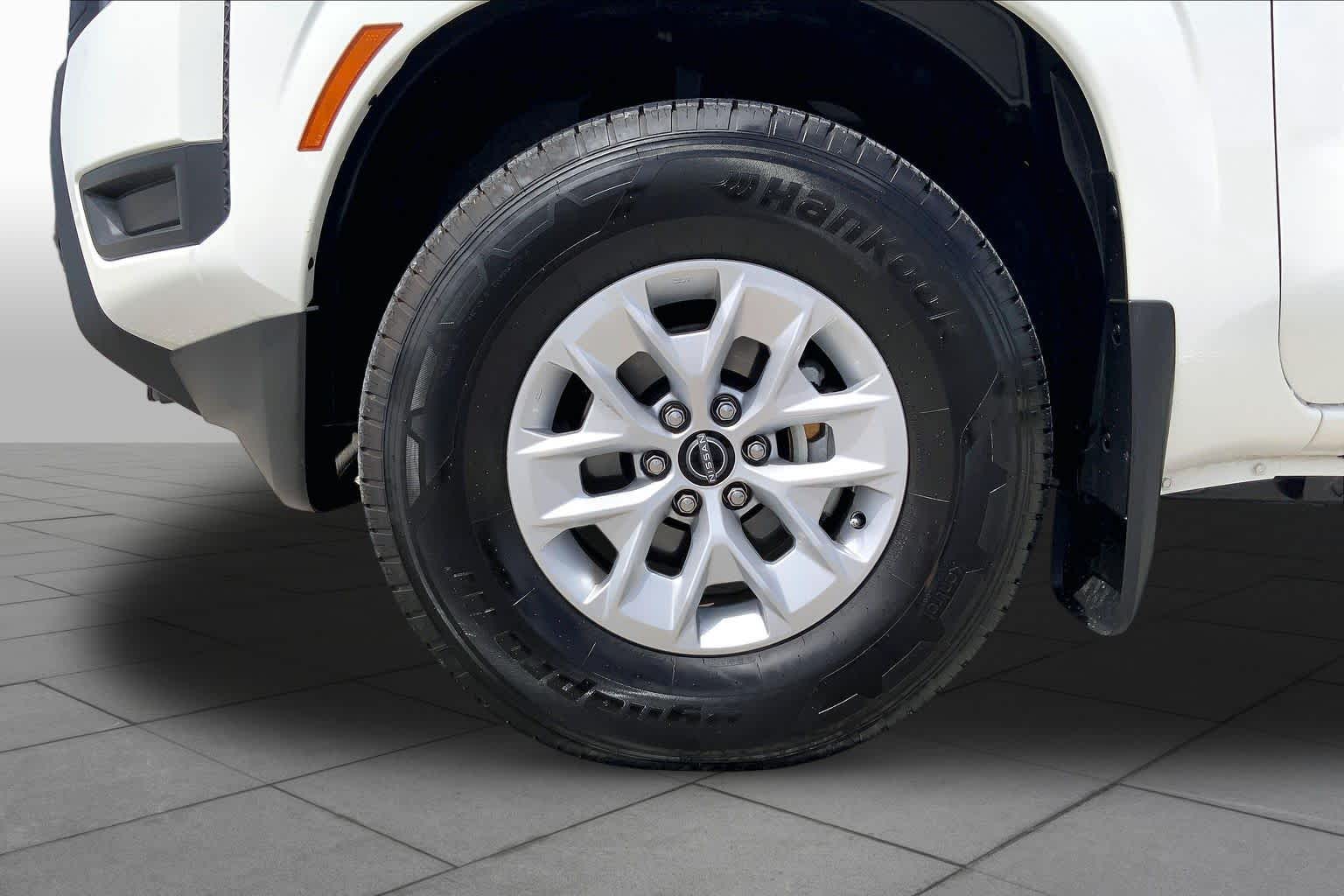 2026 Nissan Frontier S Glacier White at Sterling McCall Nissan