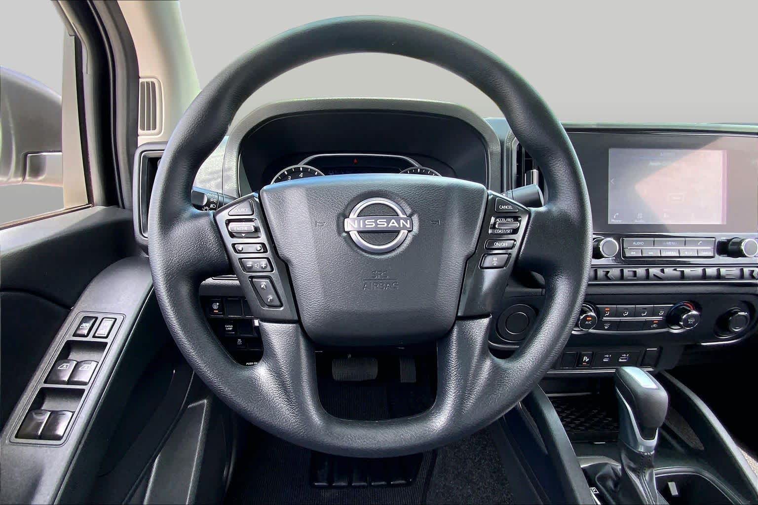 2026 Nissan Frontier S Glacier White at Sterling McCall Nissan
