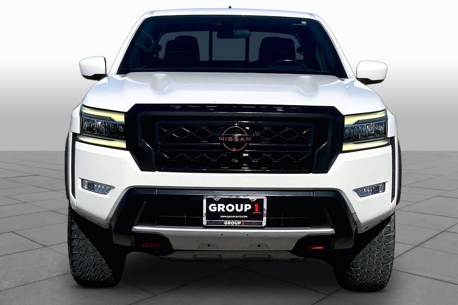 2022 Nissan Frontier PRO-4X Glacier White at Tomball Ford