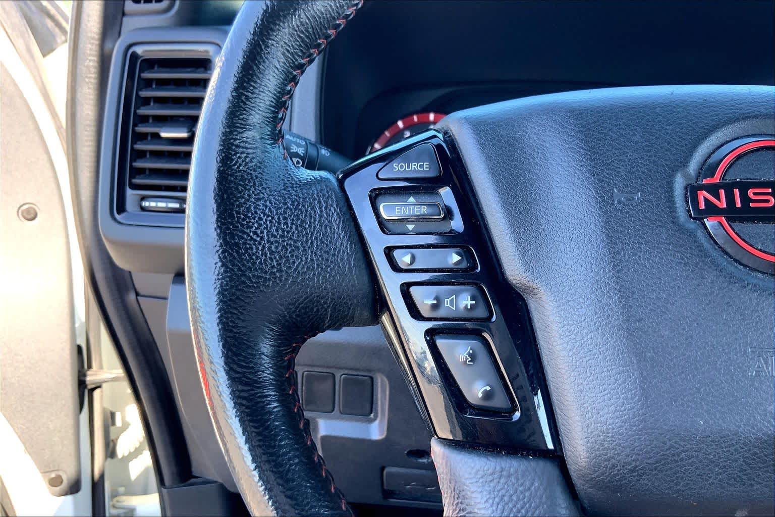 2022 Nissan Frontier PRO-4X Glacier White at Tomball Ford