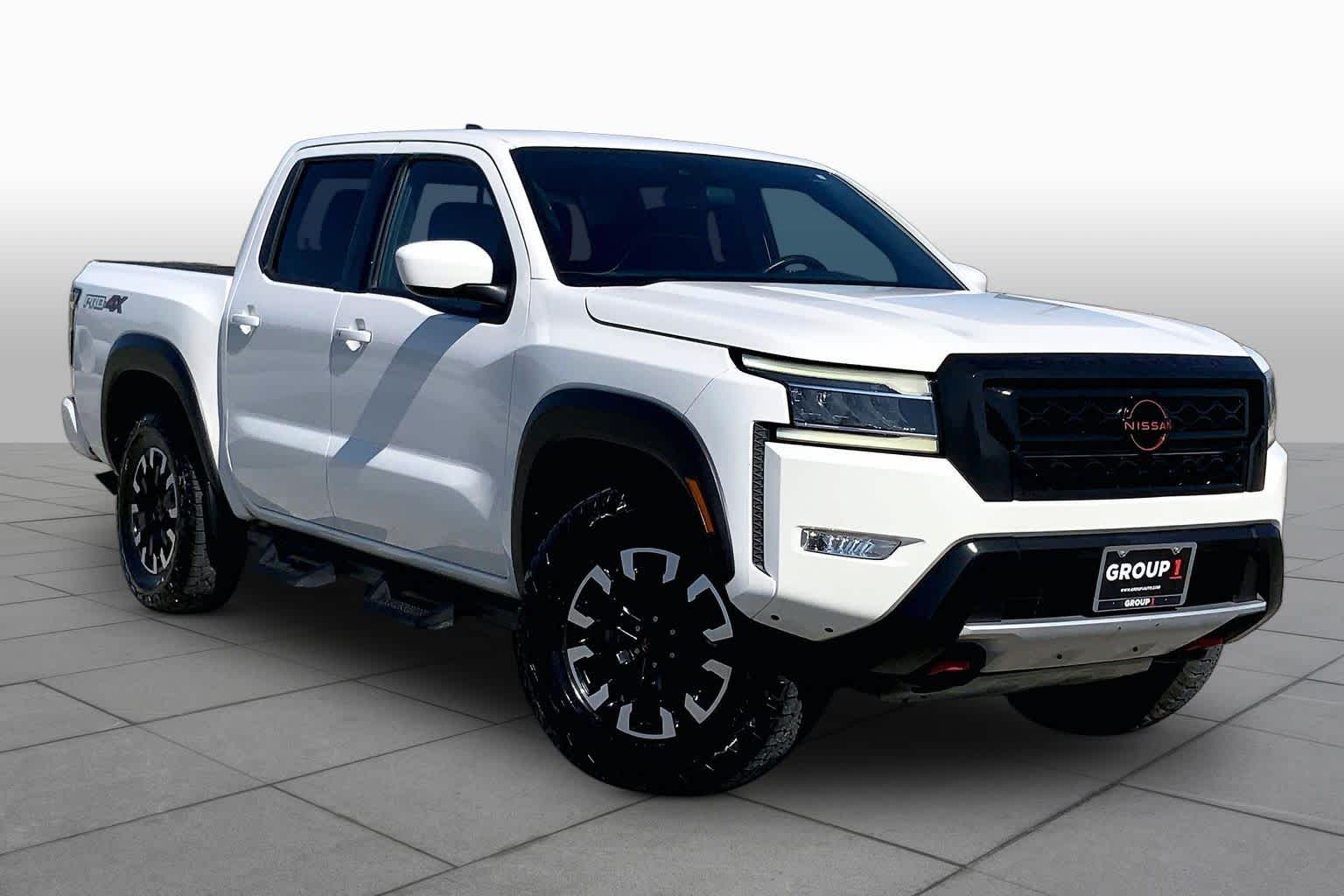 2022 Nissan Frontier PRO-4X Glacier White at Tomball Ford