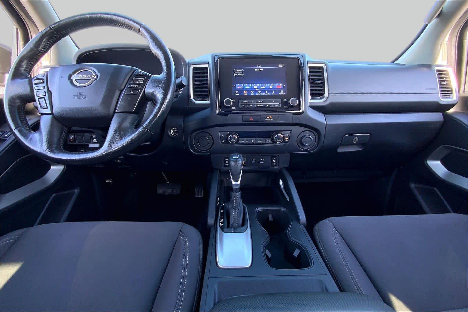 2023 Nissan Frontier SV Glacier White at Sterling McCall Nissan