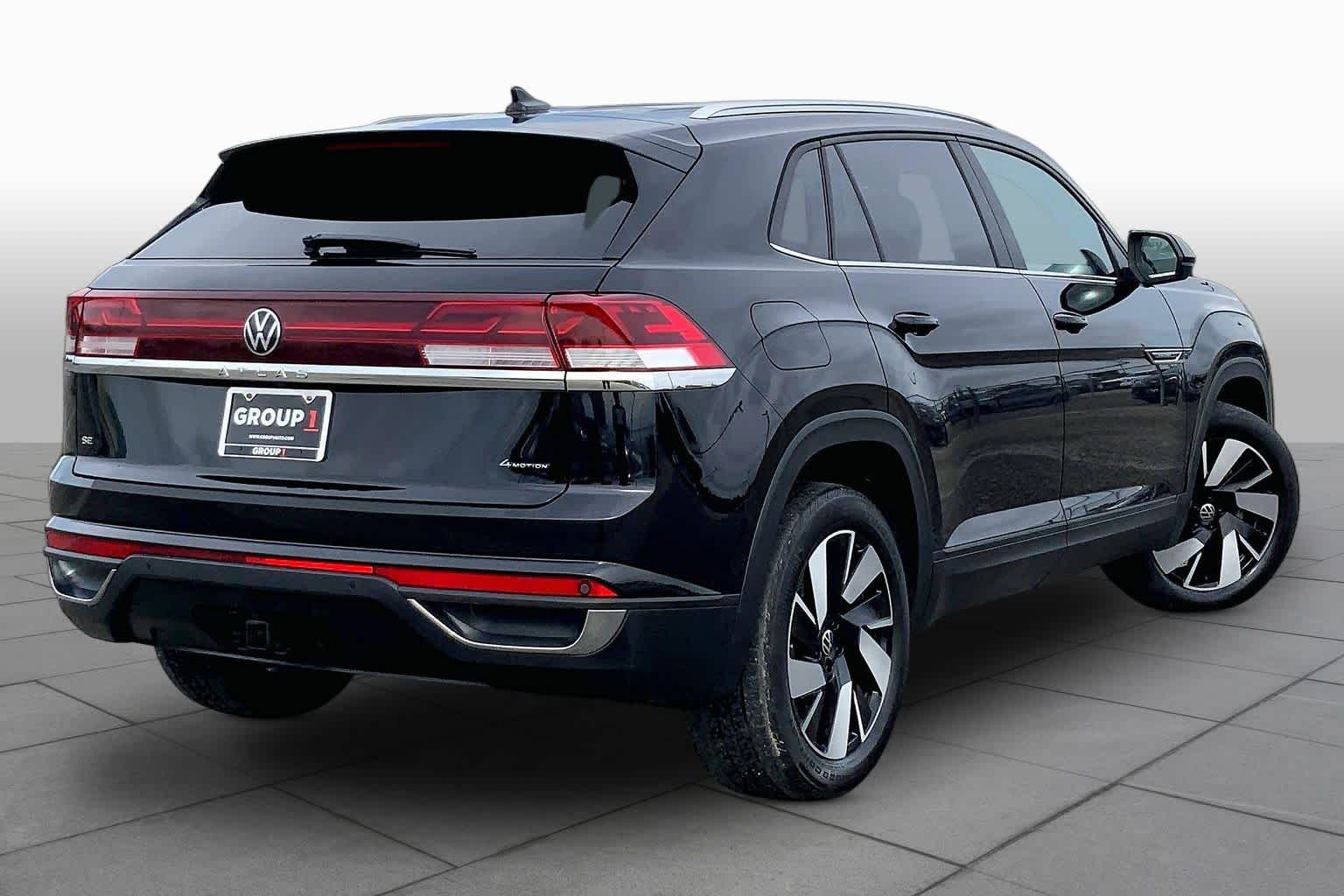 2025 Volkswagen Atlas Cross Sport 2.0T SE w/Technology Deep Black Pearl at Turner Chevrolet
