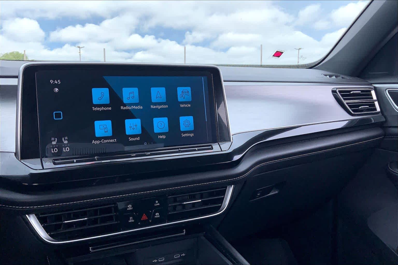 2025 Volkswagen Atlas Cross Sport 2.0T SE w/Technology Deep Black Pearl at Turner Chevrolet
