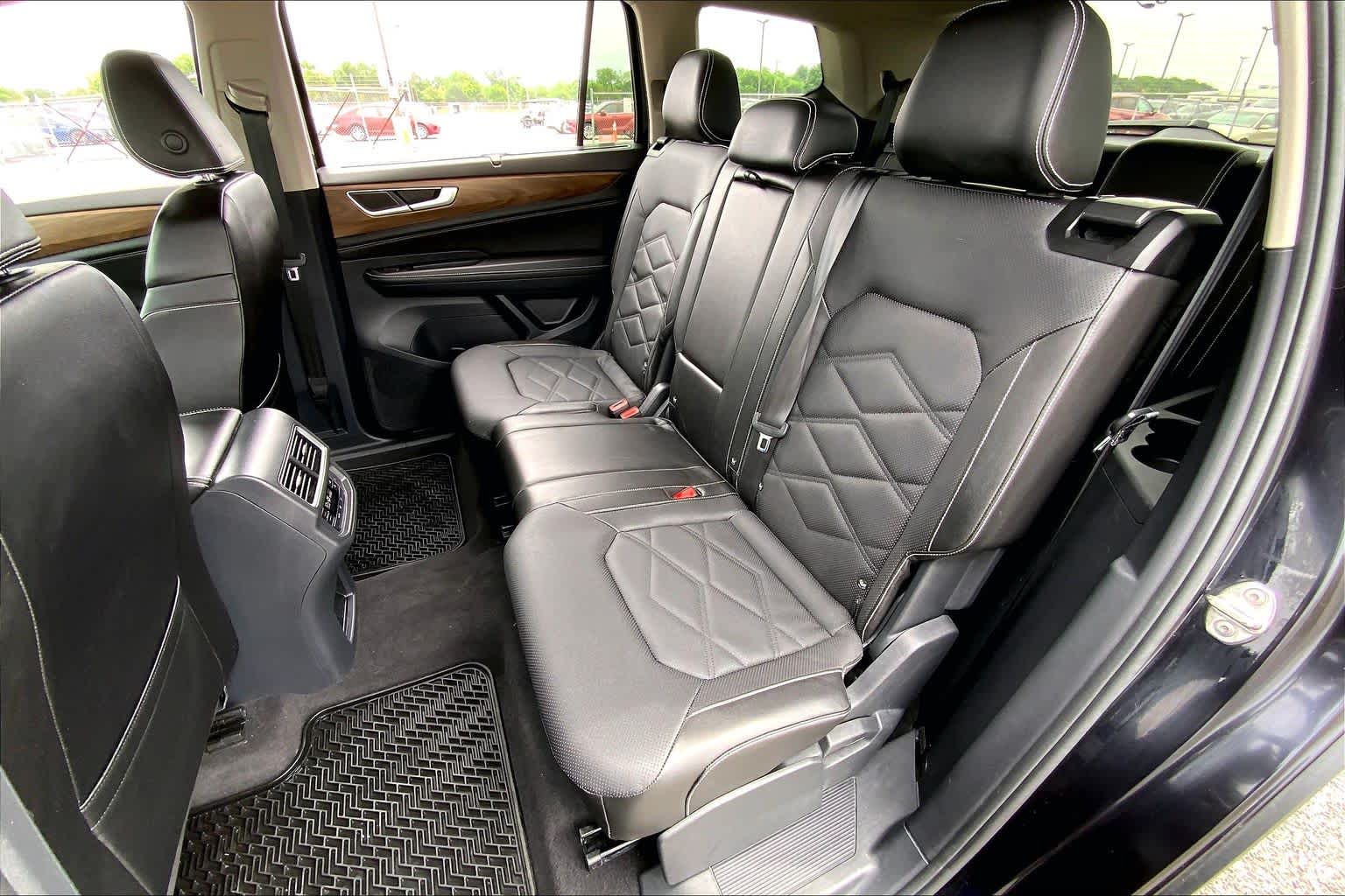 2024 Volkswagen Atlas 2.0T SE w/Technology Deep Black Pearl at Tomball Ford