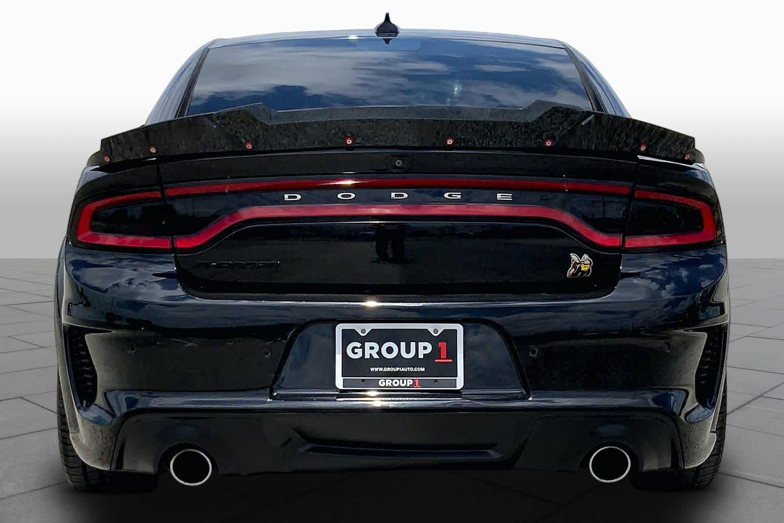 2022 Dodge Charger Scat Pack Widebody Pitch Black Clearcoat at HGreg Houston
