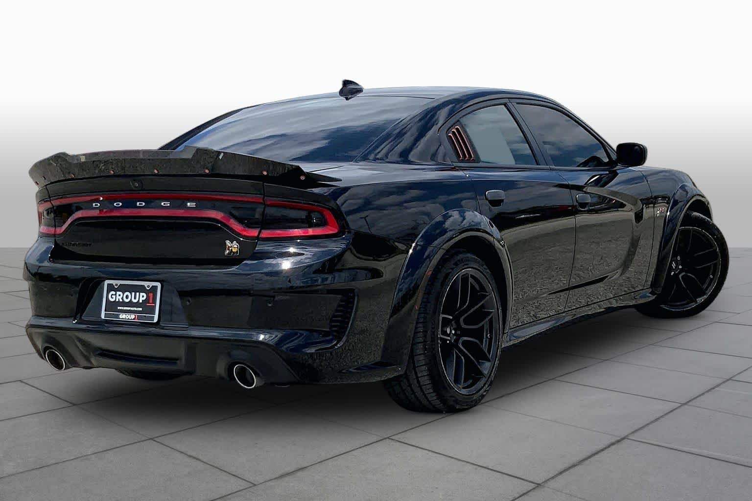 2022 Dodge Charger Scat Pack Widebody Pitch Black Clearcoat at HGreg Houston