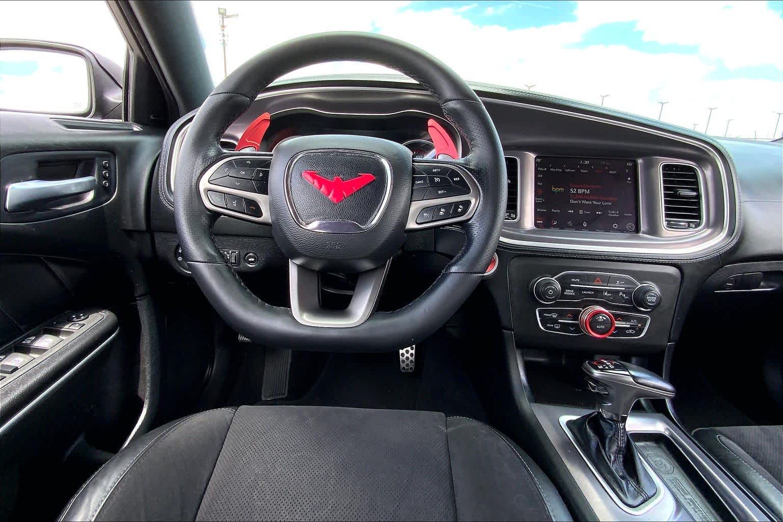 2022 Dodge Charger Scat Pack Widebody Pitch Black Clearcoat at HGreg Houston