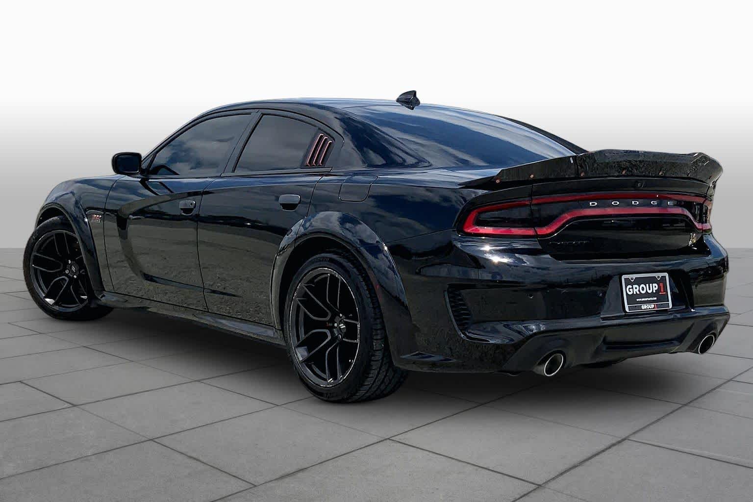 2022 Dodge Charger Scat Pack Widebody Pitch Black Clearcoat at HGreg Houston