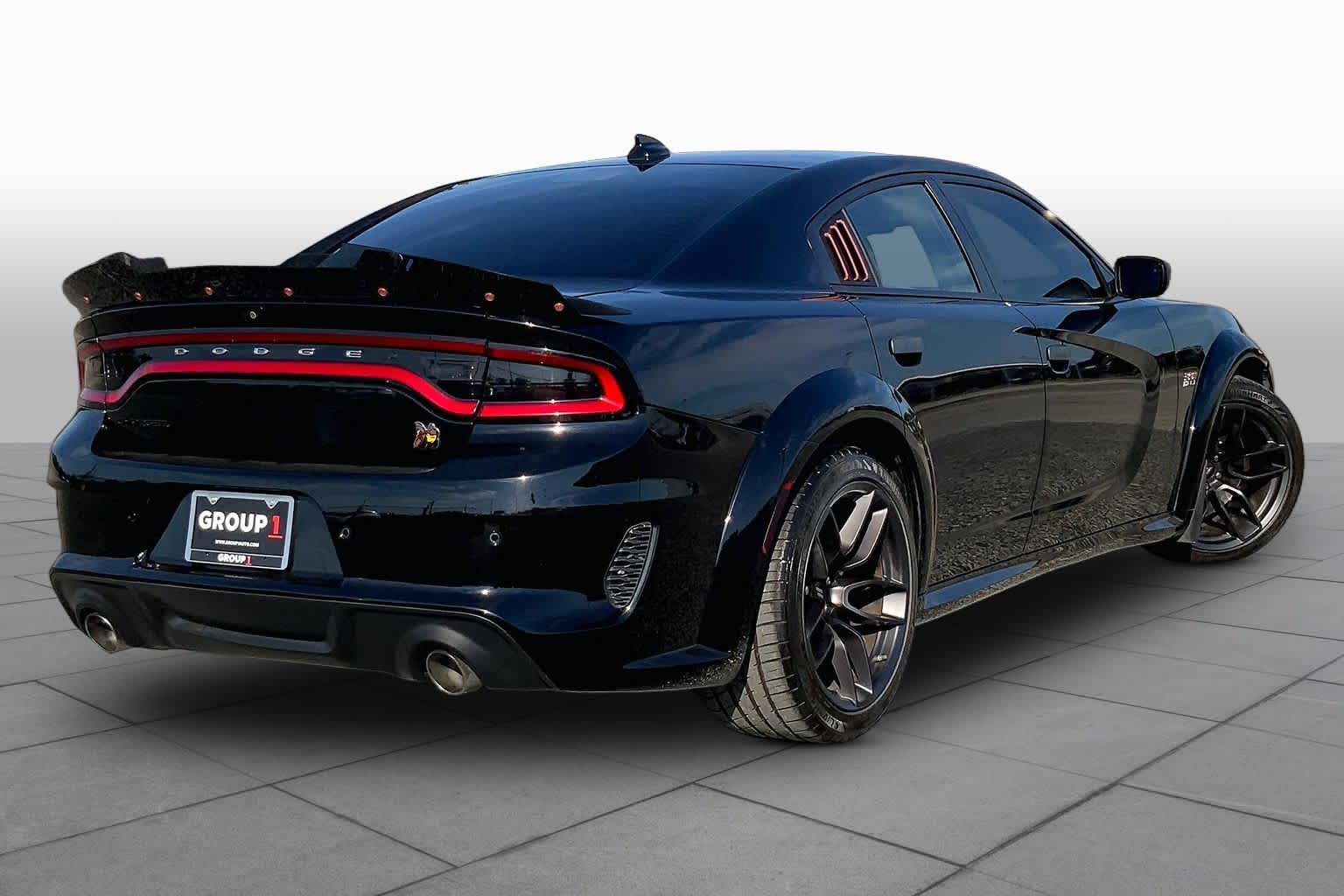 2022 Dodge Charger Scat Pack Widebody Pitch Black Clearcoat at HGreg Houston