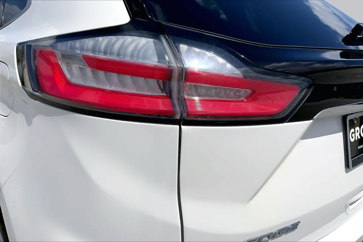 2020 Ford Edge SEL Star White Metallic Tri-Coat at Tomball Ford