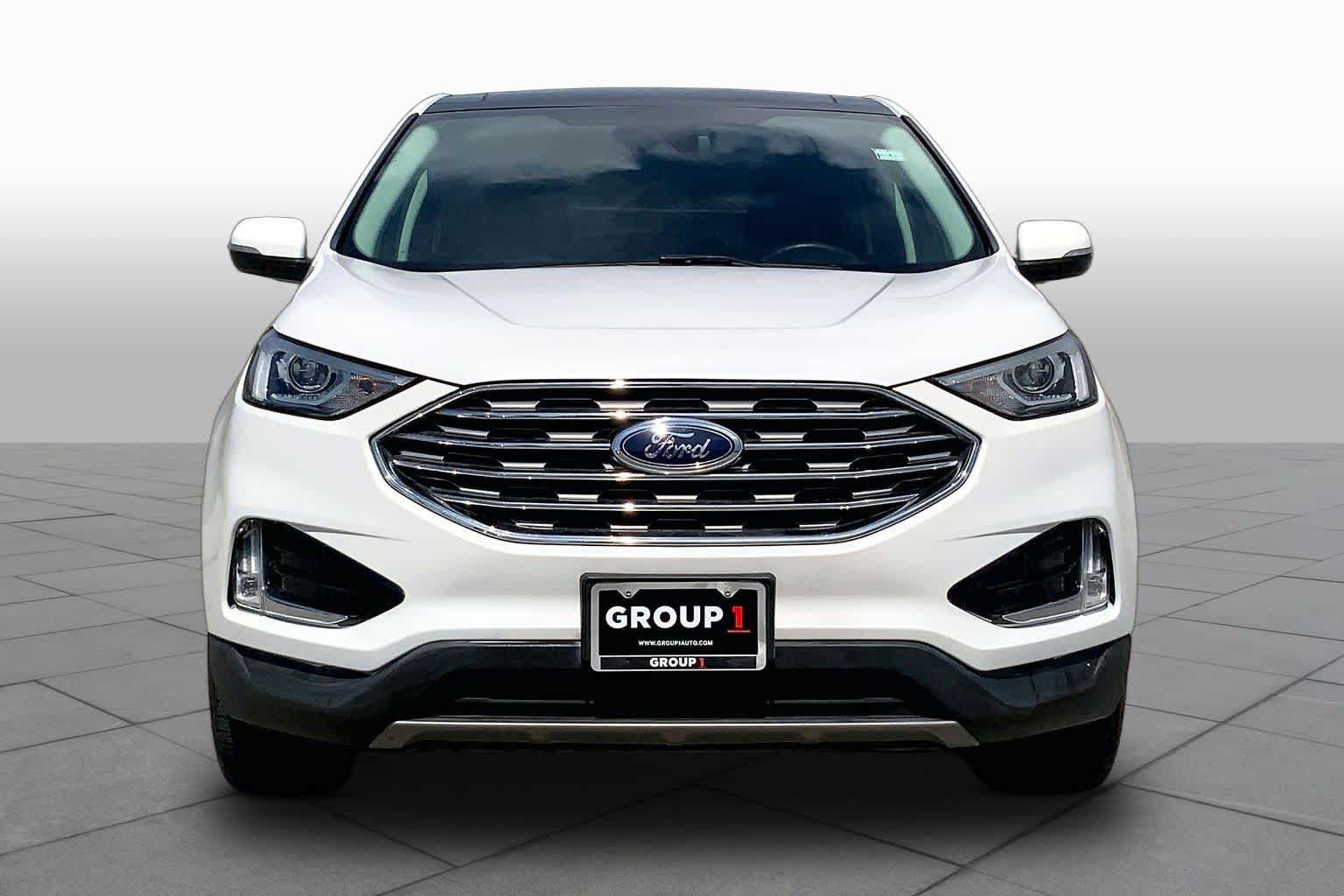 2020 Ford Edge SEL Star White Metallic Tri-Coat at AutoNation USA Houston