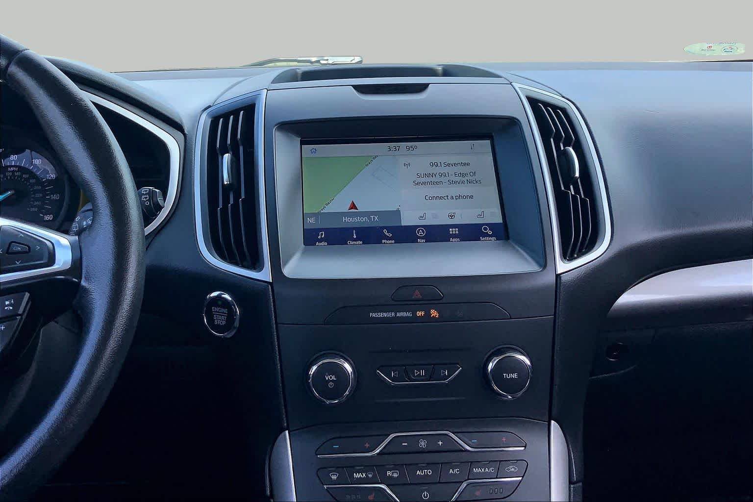 2020 Ford Edge SEL Star White Metallic Tri-Coat at AutoNation USA Houston