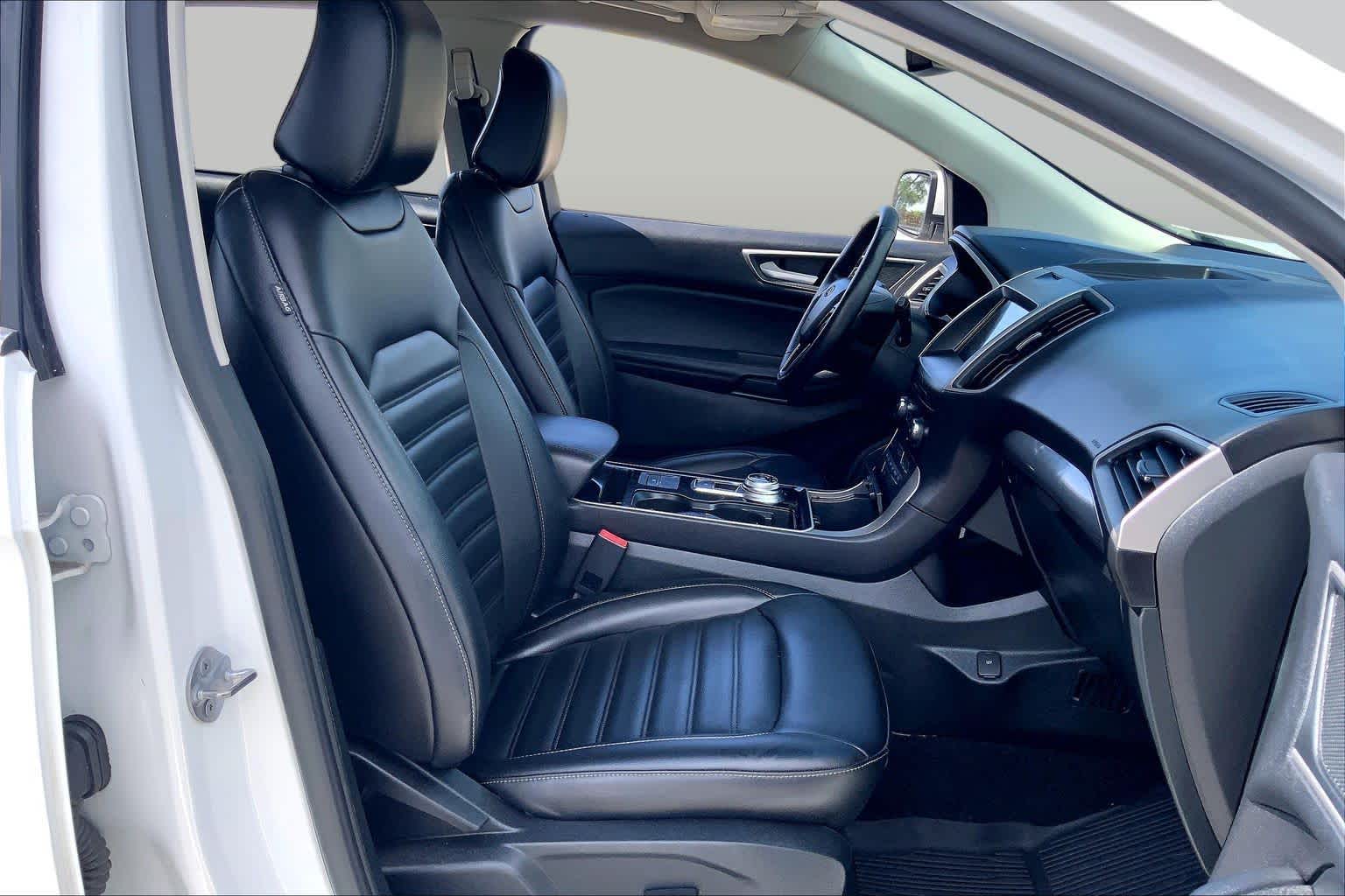 2020 Ford Edge SEL Star White Metallic Tri-Coat at AutoNation USA Houston