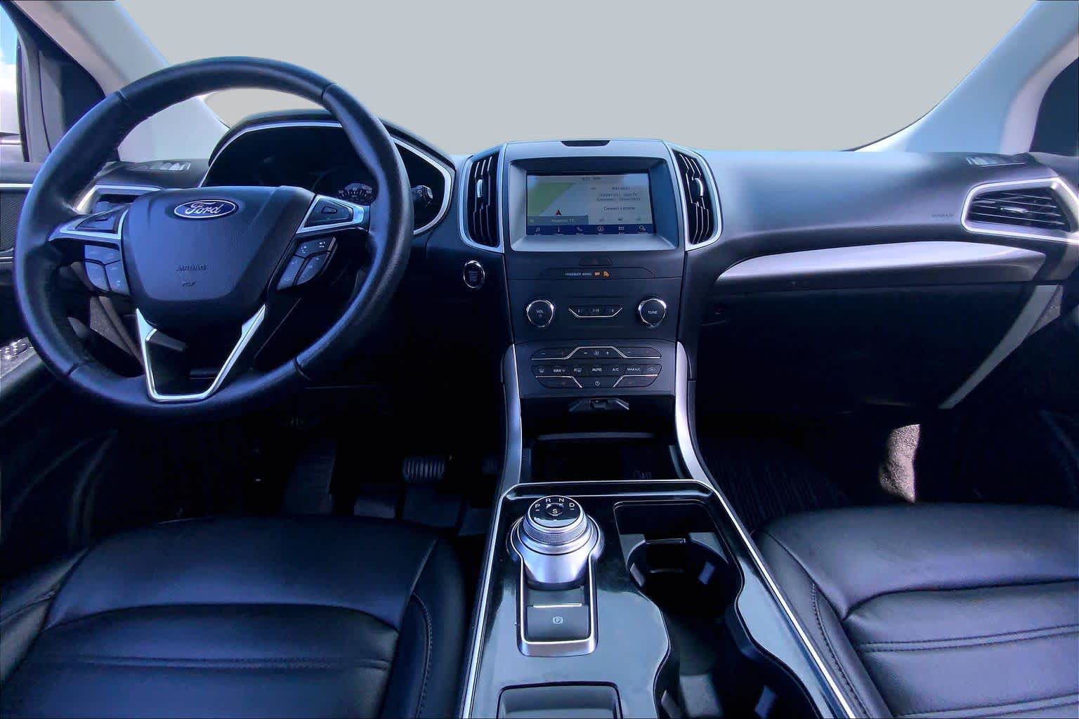 2020 Ford Edge SEL Star White Metallic Tri-Coat at AutoNation USA Houston