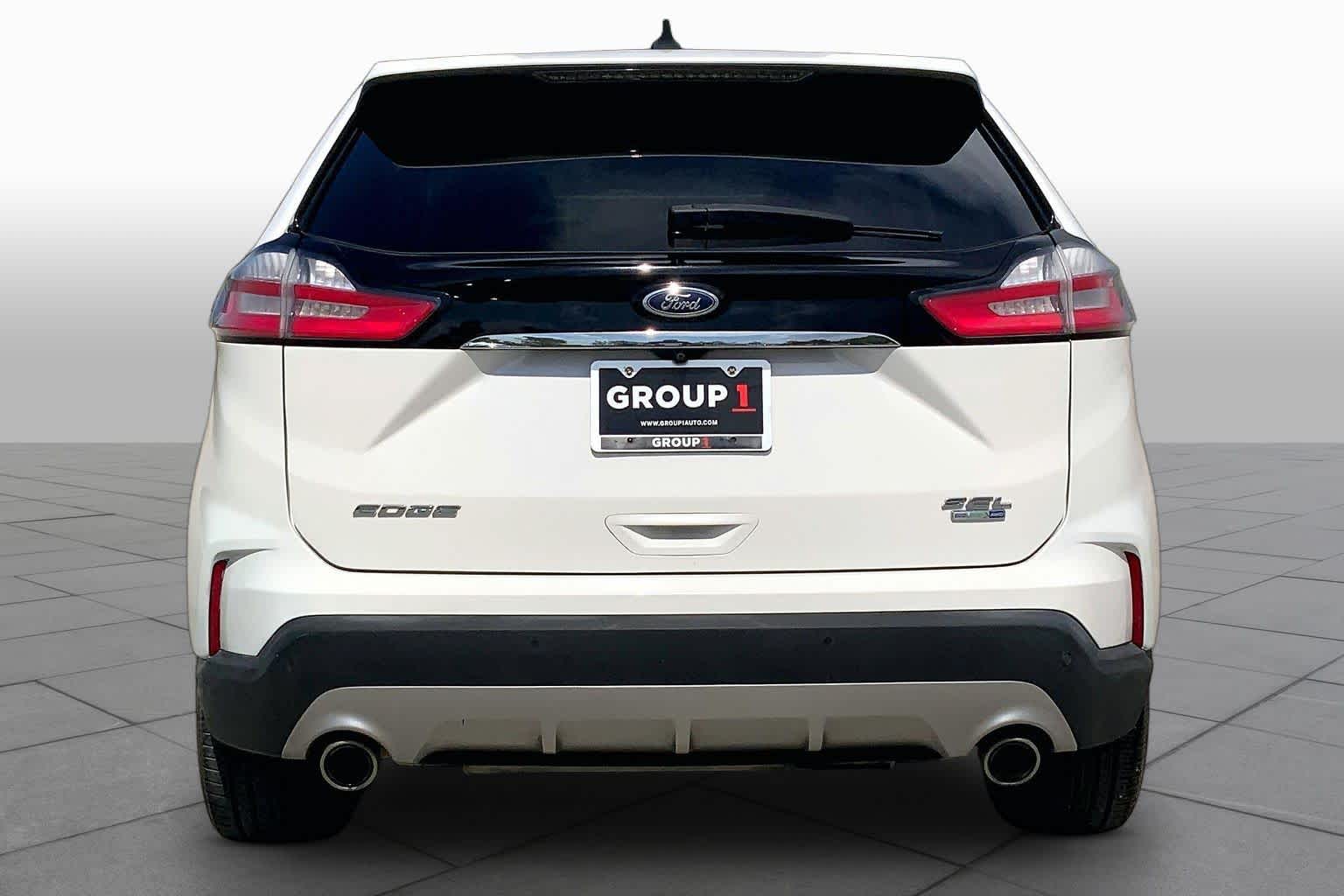 2020 Ford Edge SEL Star White Metallic Tri-Coat at AutoNation USA Houston