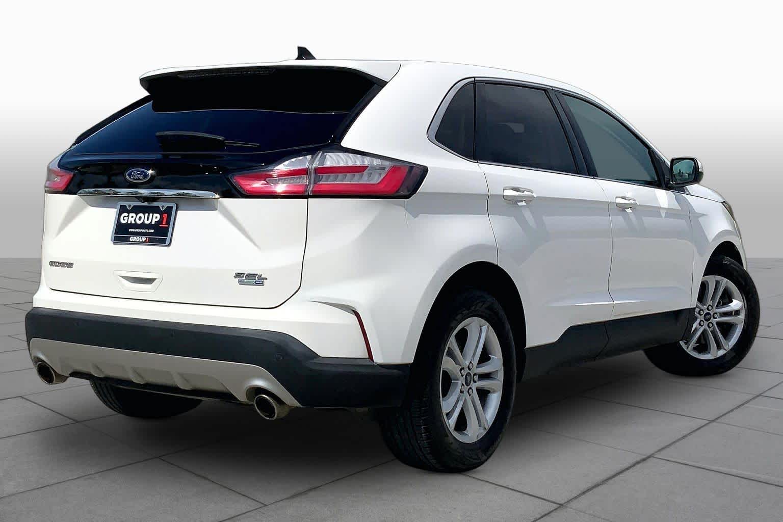 2020 Ford Edge SEL Star White Metallic Tri-Coat at AutoNation USA Houston