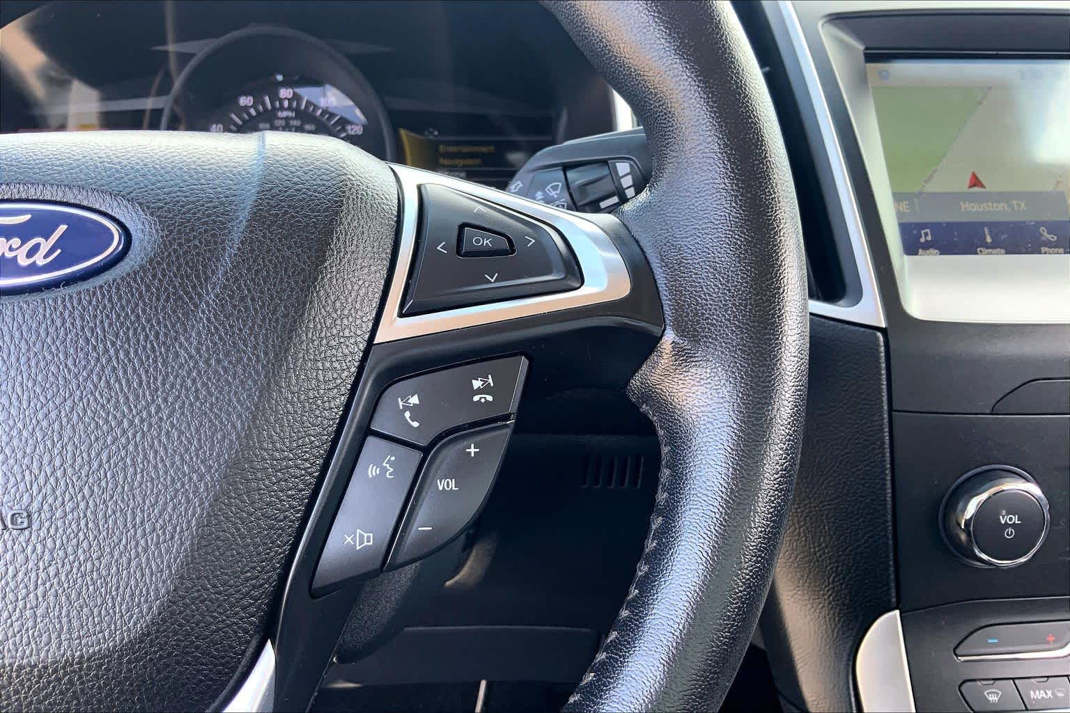 2020 Ford Edge SEL Star White Metallic Tri-Coat at AutoNation USA Houston
