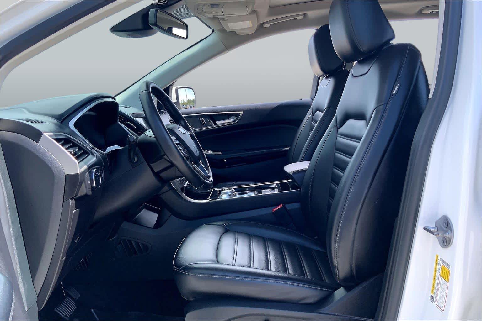 2020 Ford Edge SEL Star White Metallic Tri-Coat at AutoNation USA Houston