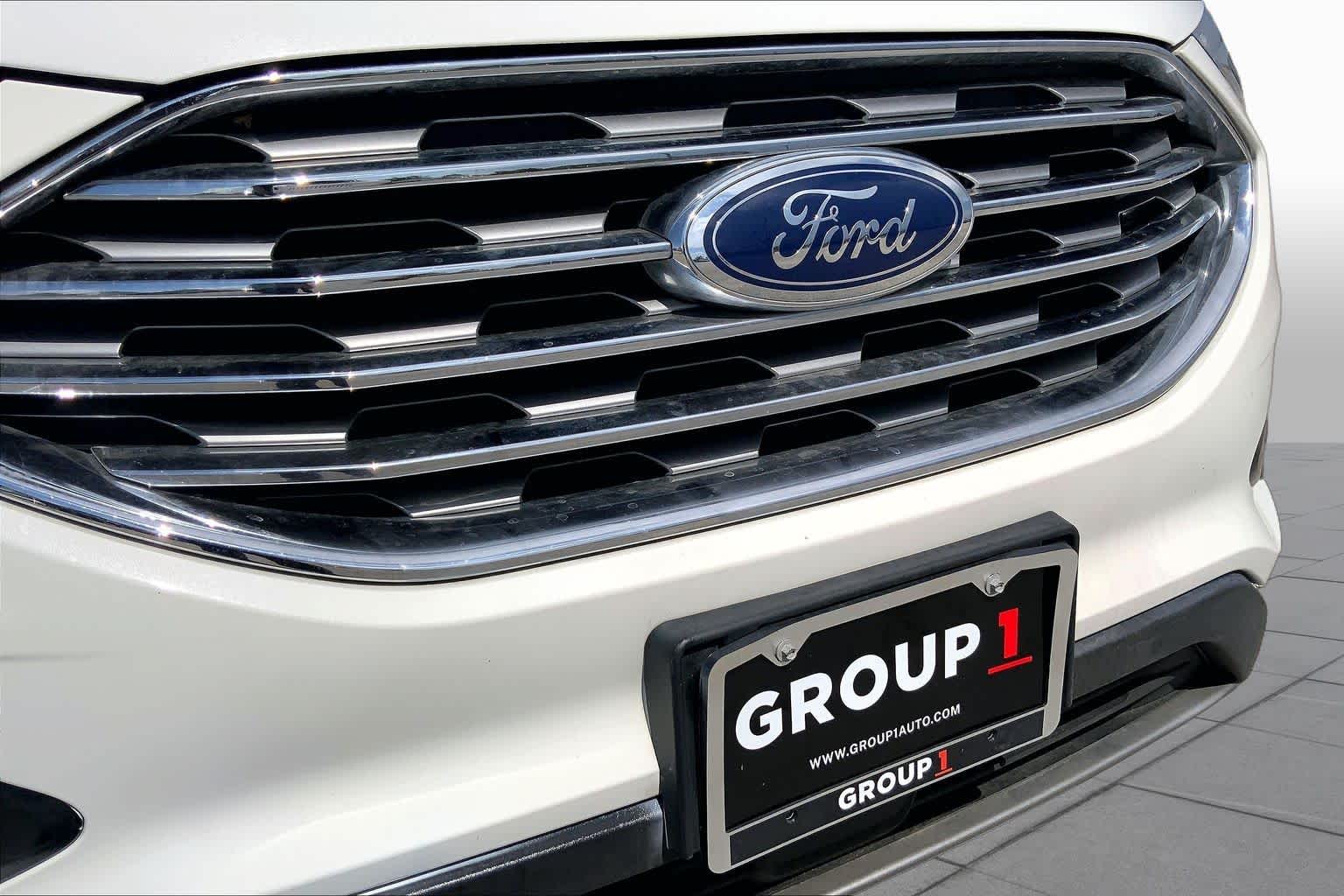 2020 Ford Edge SEL Star White Metallic Tri-Coat at AutoNation USA Houston