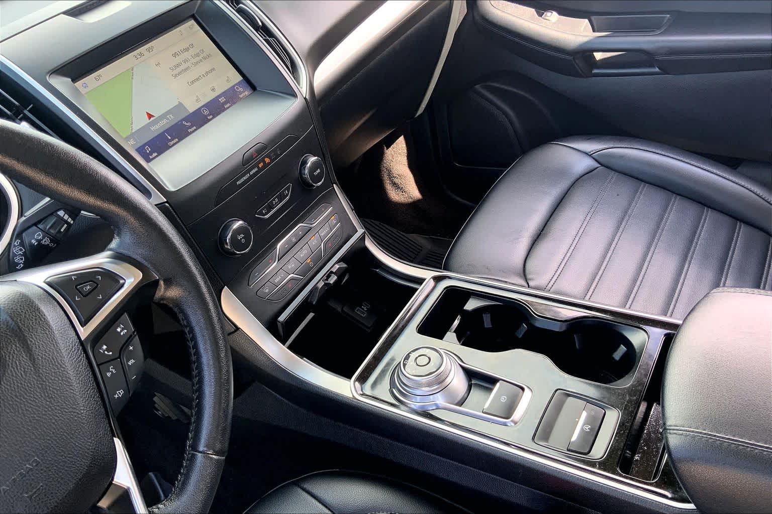 2020 Ford Edge SEL Star White Metallic Tri-Coat at AutoNation USA Houston