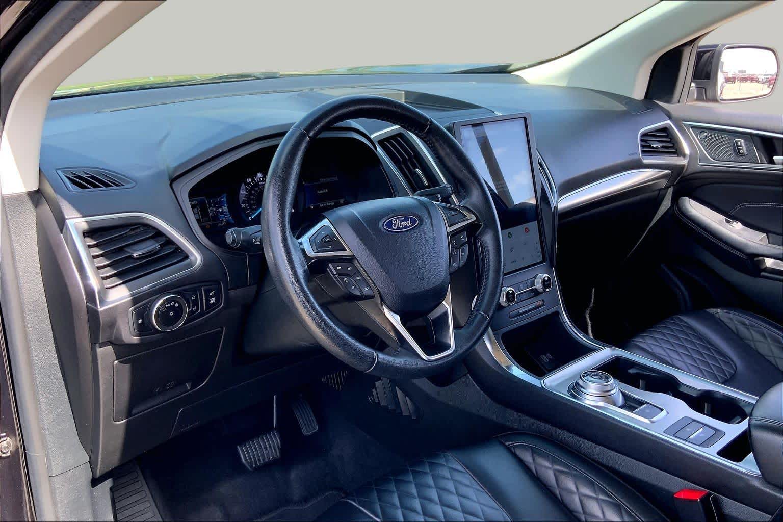 2024 Ford Edge Titanium Agate Black at Baytown Ford