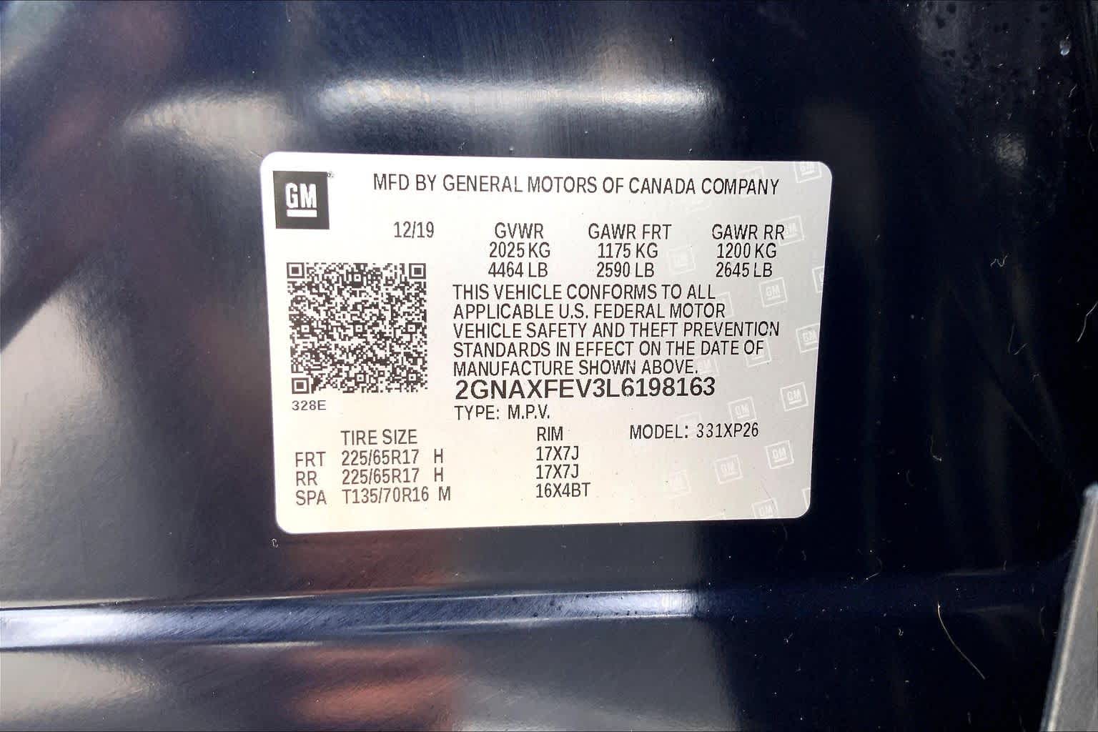 2020 Chevrolet Equinox LS Midnight Blue Metallic at Lone Star Chevrolet