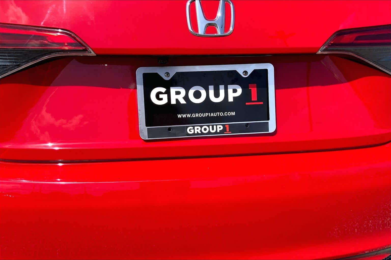 2024 Honda Civic LX Rallye Red at Honda of Clear Lake
