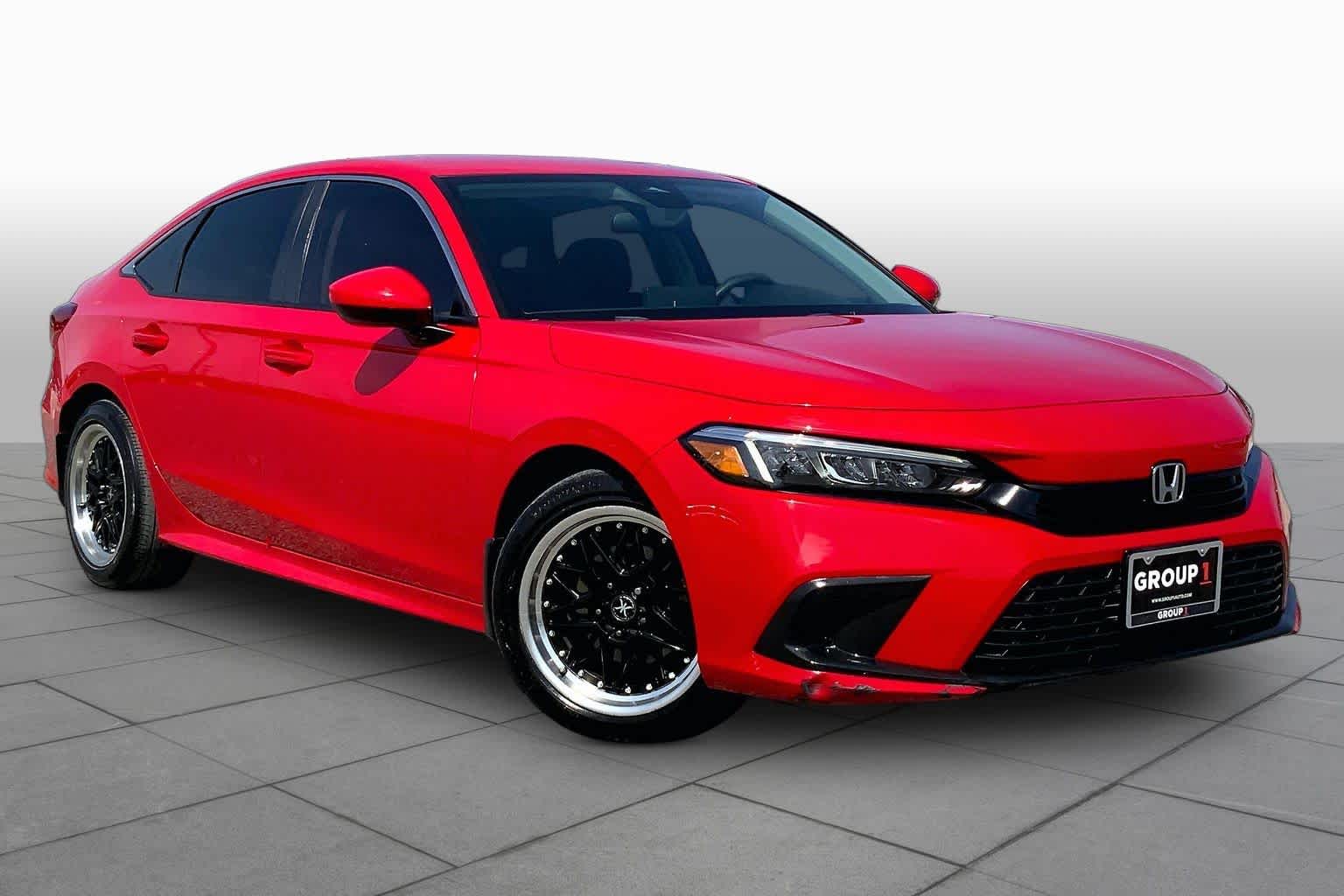 2024 Honda Civic LX Rallye Red at Honda of Clear Lake