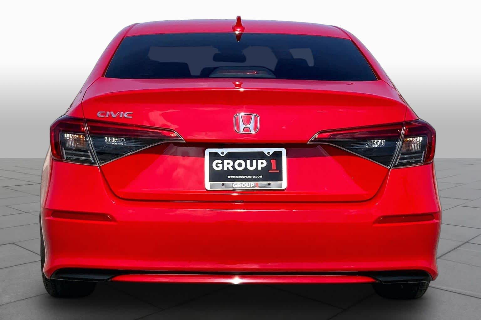 2024 Honda Civic LX Rallye Red at Honda of Clear Lake