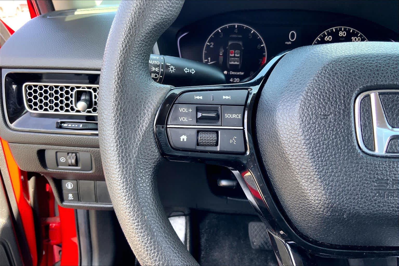 2024 Honda Civic LX Rallye Red at Honda of Clear Lake
