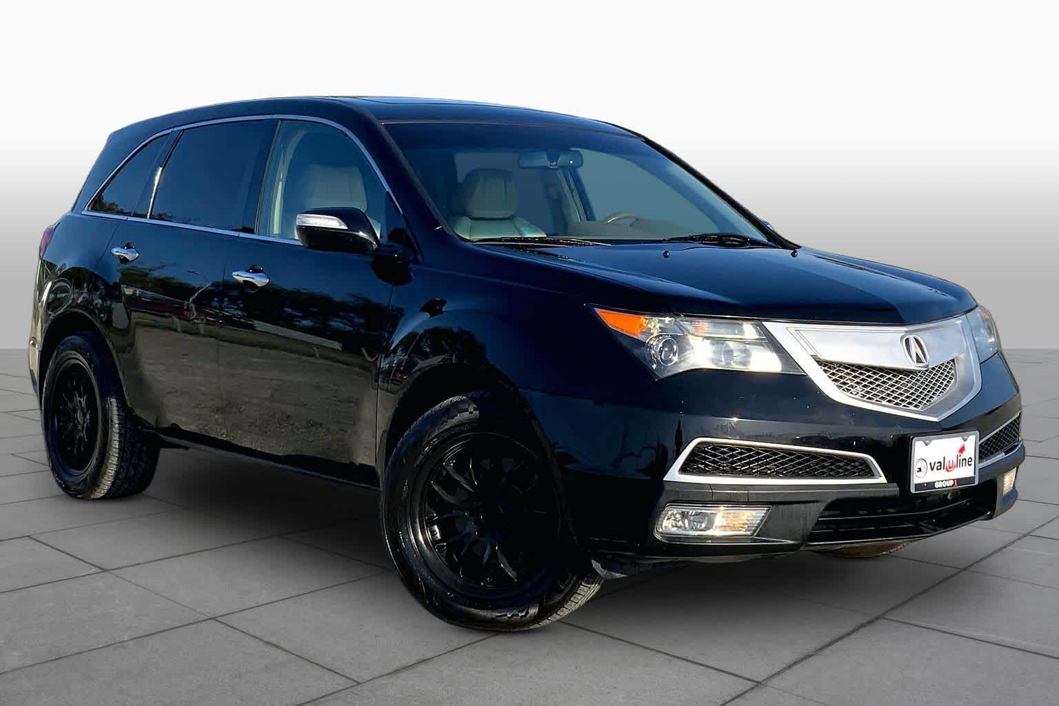 2013 Acura MDX Tech Pkg Crystal Black Pearl at Mac Haik Ford