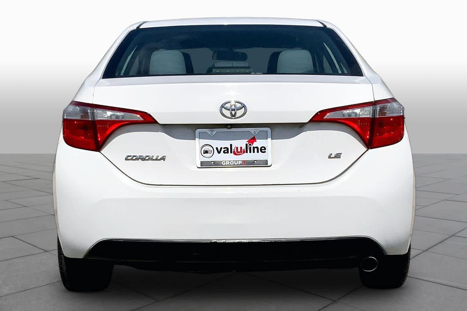 2015 Toyota Corolla LE Super White at Group 1 Toyota Southwest
