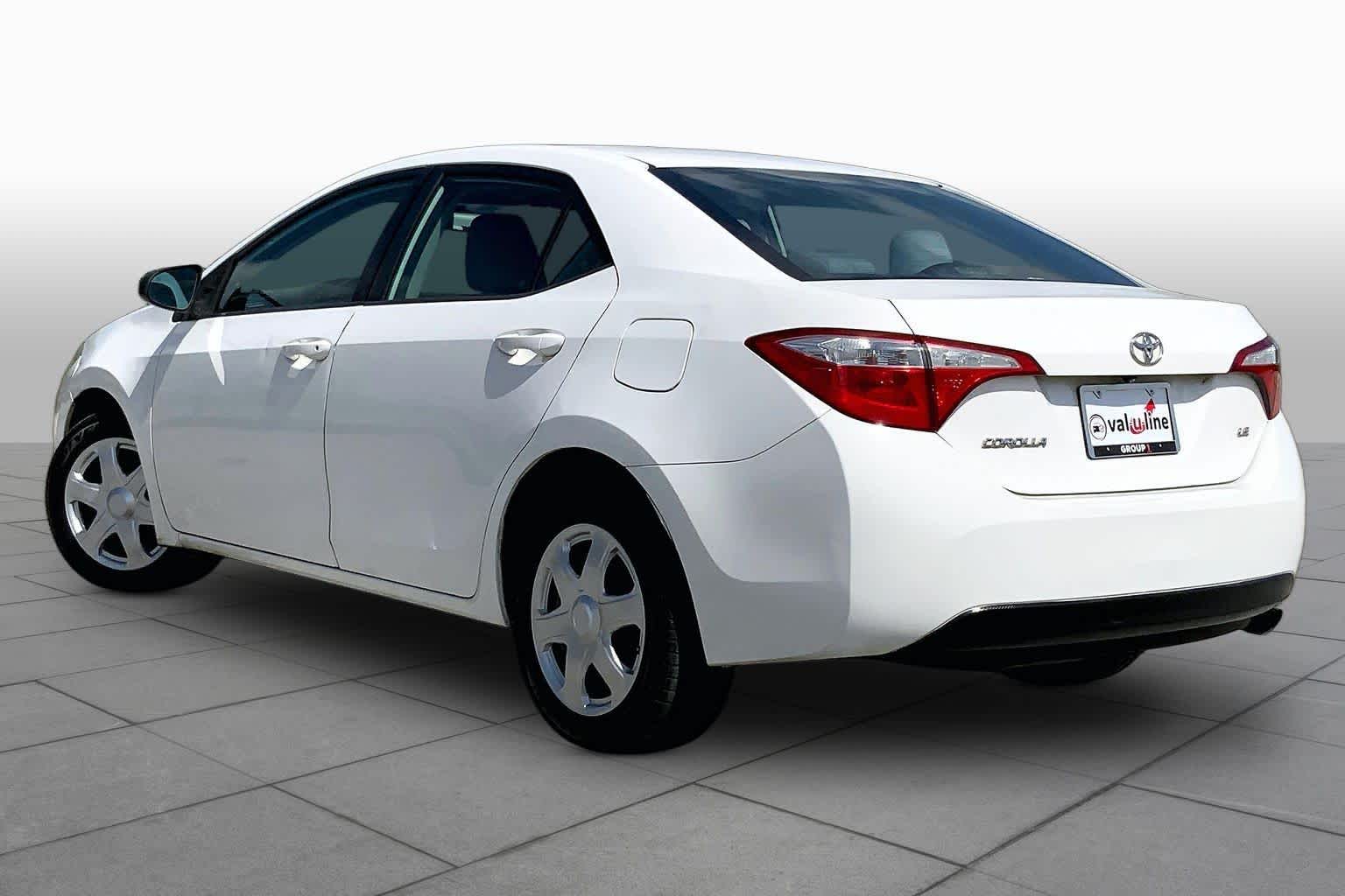 2015 Toyota Corolla LE Super White at Group 1 Toyota Southwest