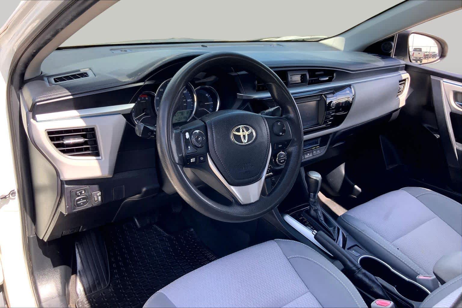 2015 Toyota Corolla LE Super White at Group 1 Toyota Southwest