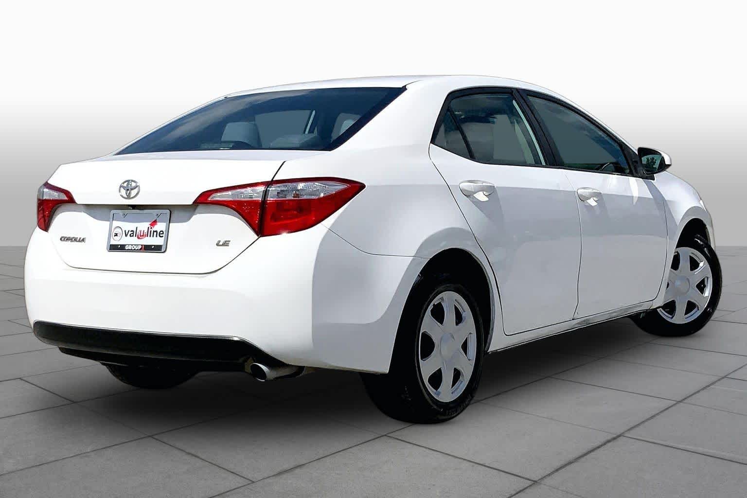 2015 Toyota Corolla LE Super White at Group 1 Toyota Southwest