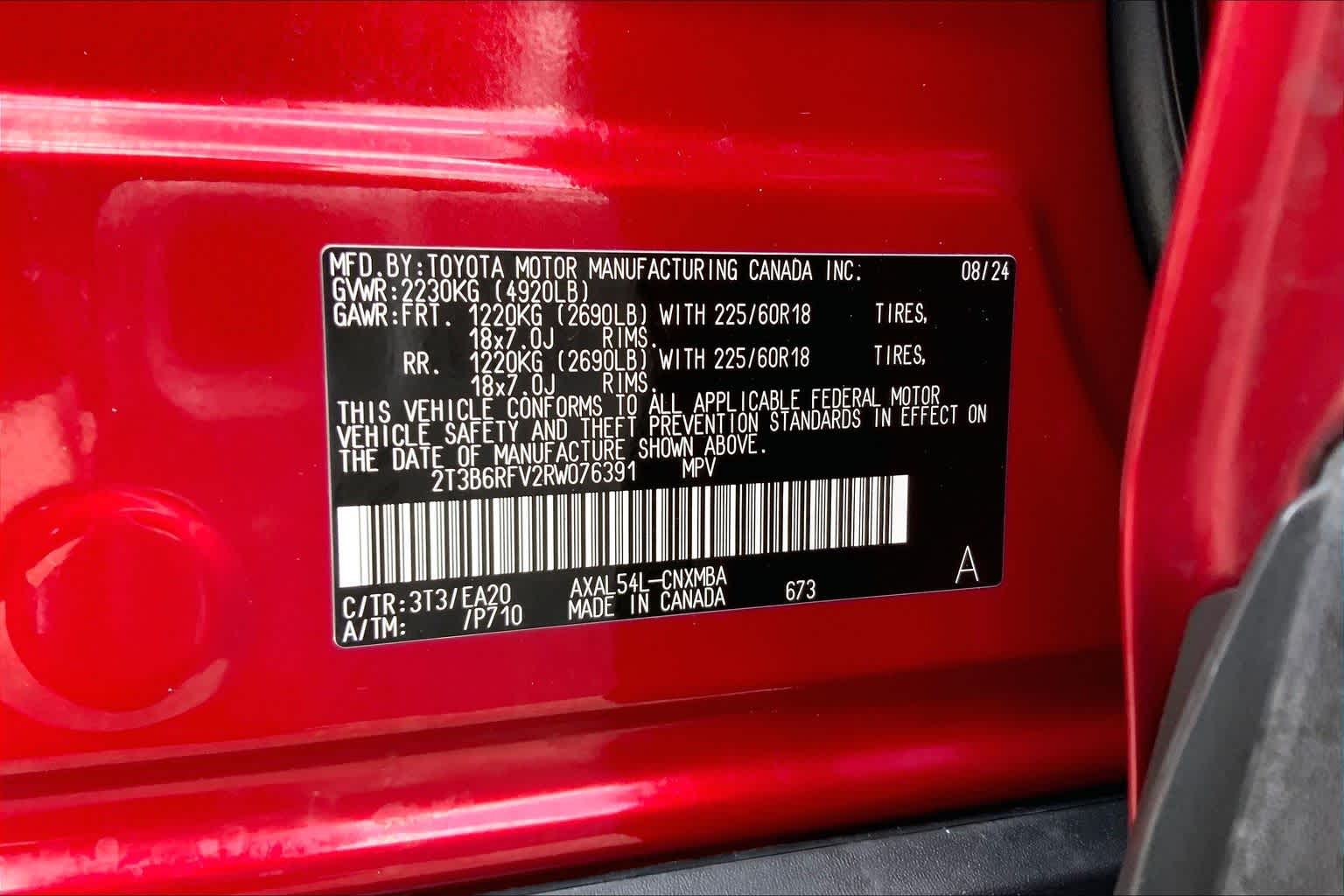 2024 Toyota RAV4 Hybrid XLE Premium Ruby Flare Pearl at AutoNation USA Houston