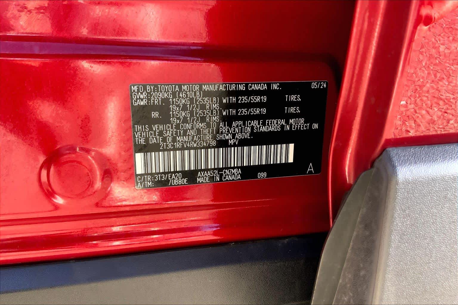 2024 Toyota RAV4 XLE Premium Ruby Flare Pearl at Group 1 Toyota Southwest